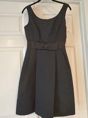 Max & Cleo Black Sleeveless Formal Fit-and-Flare Dress
